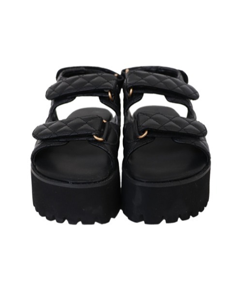 AMAIL（アマイル）の「Tank sole up sandal（サンダル・レディース・ブラック/ホワイト・M/S/L）」の8枚目の写真