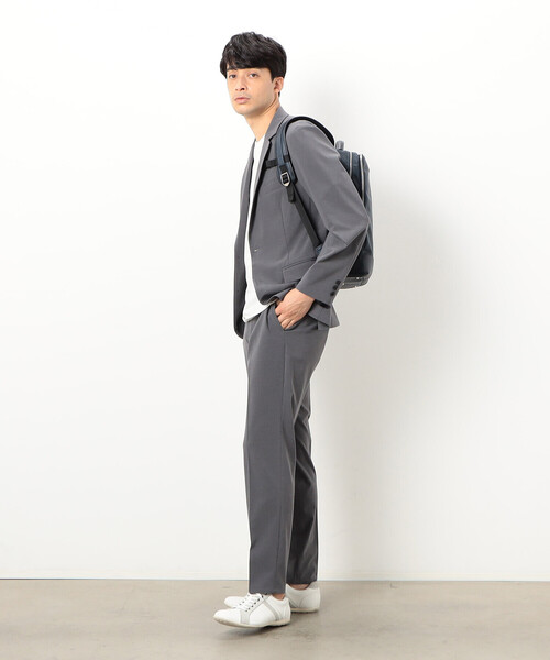 COMME CA ISM(コムサイズム)の「【セットアップ対応】ウォッシャブル SUPER-TEX テーパードパンツ(その他パンツ・メンズ・ネイビー/グレー/ブルー/ブラック・L/S/M/XL)」の10枚目の写真