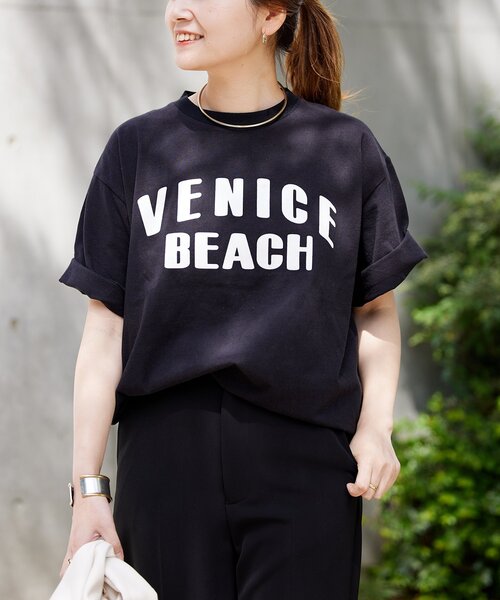 JOURNAL STANDARD(ジャーナルスタンダード)の「【HANDTEX/ハンドテックス】ロゴプリントTシャツ(Tシャツ/カットソー・レディース・グレー/チャコールグレー/ホワイト/ブラック/ホワイト系その他・FREE)」の7枚目の写真