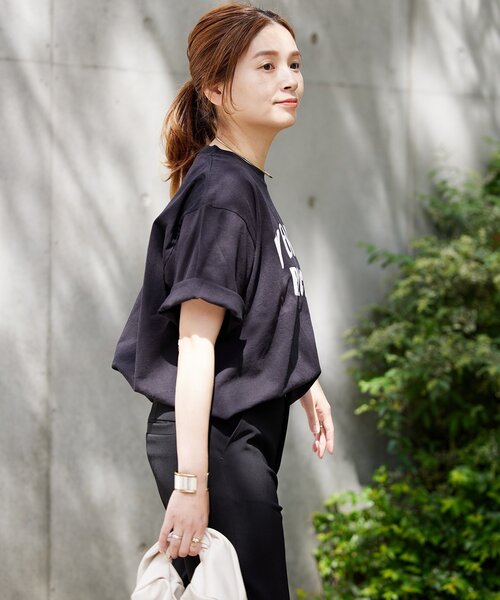 専用シャツ 「HANDTEX/ハンドテックス」プリントロゴT レディース HANDTEX tシャツ 「別注」「HANDTEX」プリント Tシャツ
