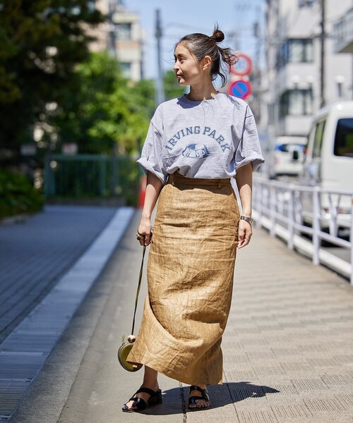 専用シャツ 「HANDTEX/ハンドテックス」プリントロゴT レディース HANDTEX/ハンドテックス】プリントロゴT（Tシャツ／カットソー