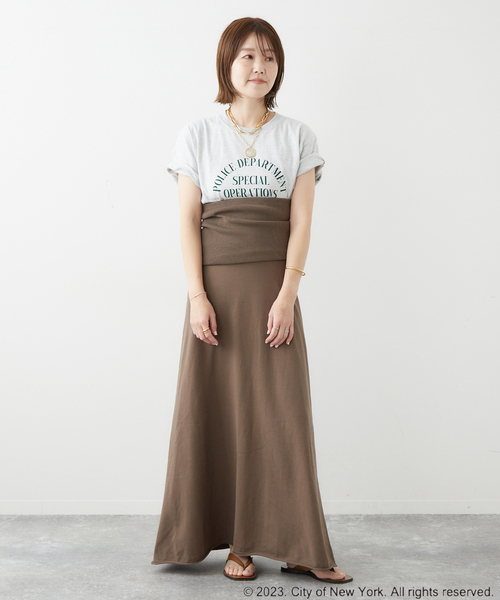 plage（プラージュ）の「NYC circle logo Tシャツ（Tシャツ/カットソー・レディース・グレー/ホワイト・FREE）」の19枚目の写真