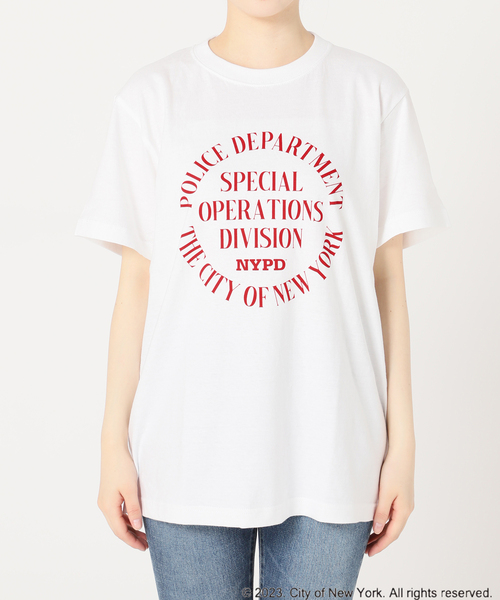 plage（プラージュ）の「NYC circle logo Tシャツ（Tシャツ/カットソー・レディース・グレー/ホワイト・FREE）」の10枚目の写真