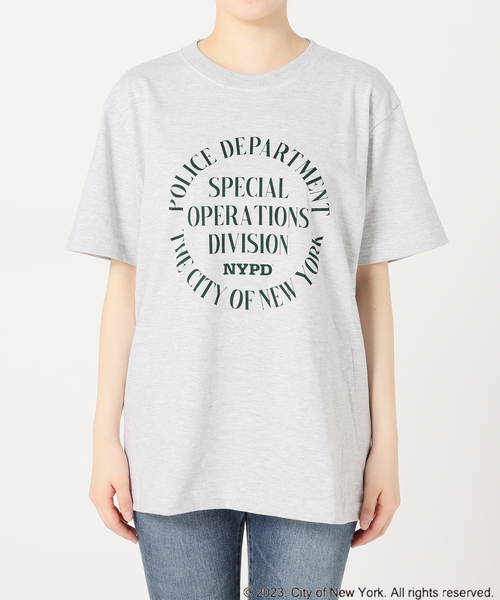 plage（プラージュ）の「NYC circle logo Tシャツ（Tシャツ/カットソー・レディース・グレー/ホワイト・FREE）」の18枚目の写真