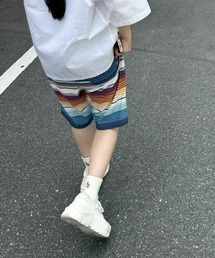 ミニ裏毛総柄ショーツ(M1)