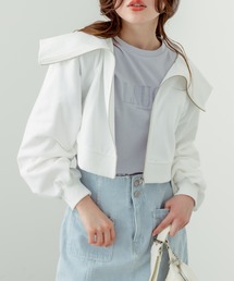 OLIVE des OLIVE | セーラーカラージップアップスウェット(パーカー)