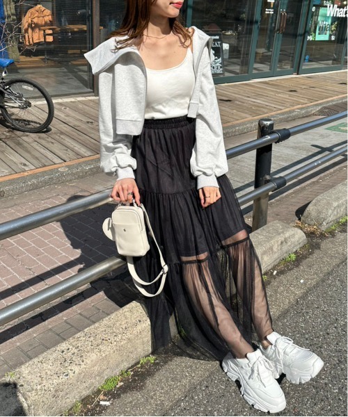 OLIVE des OLIVE(オリーブデオリーブ)の「セーラーカラージップアップスウェット(パーカー・レディース・オフホワイト/オートミール/ホワイト系その他・FREE)」の15枚目の写真