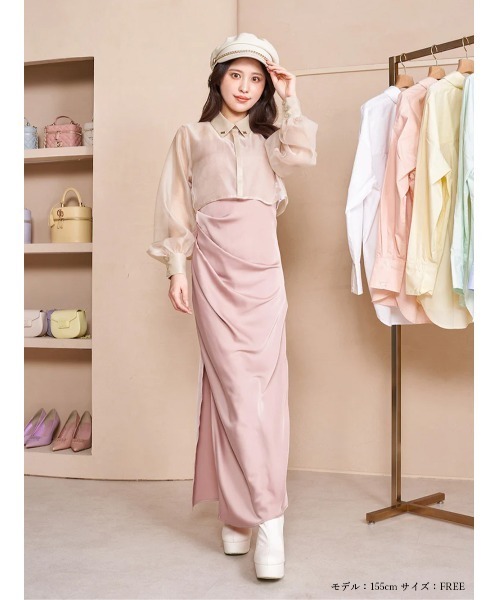 新品 Darich ダーリッチ シアー素材 ショート丈 ブラウス Darich（ダーリッチ）の「シアーショートシャツ（シャツ