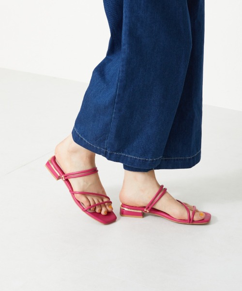 ORiental TRaffic（オリエンタルトラフィック）の「■2wayチューブストラップフラットサンダル/31243（サンダル・レディース・ブラック/ブラウン/ピンク・SS/S/M/L/LL/3L）」の18枚目の写真