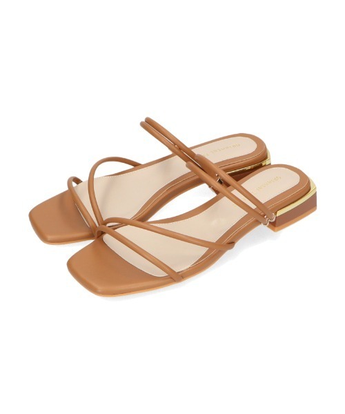 ORiental TRaffic（オリエンタルトラフィック）の「■2wayチューブストラップフラットサンダル/31243（サンダル・レディース・ブラック/ブラウン/ピンク・SS/S/M/L/LL/3L）」の5枚目の写真