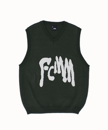 【日本限定アイテム】LOGO  KNIT VEST/ロゴニットベスト