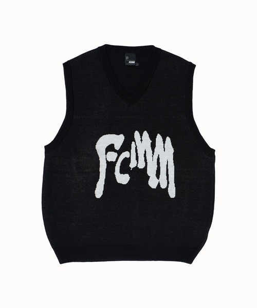 FCMM(エフシーエムエム)の「【日本限定アイテム】LOGO KNIT VEST/ロゴニットベスト(ベスト・メンズ・グリーン/ブラック/ネイビー・MEDIUM/LARGE)」の6枚目の写真