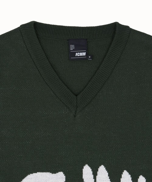 FCMM(エフシーエムエム)の「【日本限定アイテム】LOGO KNIT VEST/ロゴニットベスト(ベスト・メンズ・グリーン/ブラック/ネイビー・MEDIUM/LARGE)」の10枚目の写真