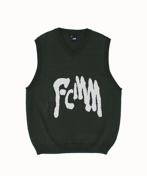 FCMM(エフシーエムエム)の「【日本限定アイテム】LOGO KNIT VEST/ロゴニットベスト(ベスト・メンズ・グリーン/ブラック/ネイビー・MEDIUM/LARGE)」の9枚目の写真