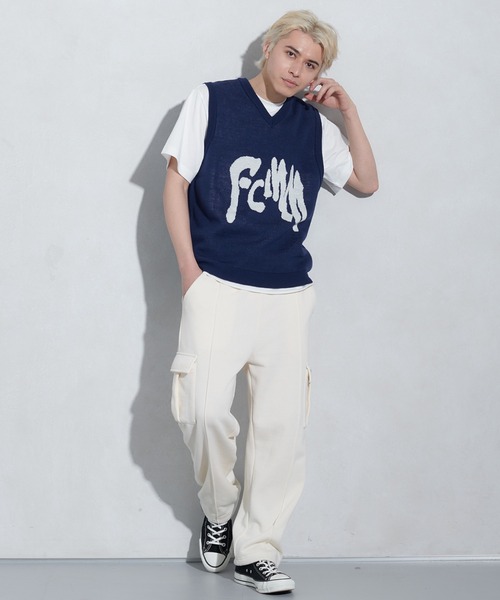 FCMM(エフシーエムエム)の「【日本限定アイテム】LOGO KNIT VEST/ロゴニットベスト(ベスト・メンズ・グリーン/ブラック/ネイビー・MEDIUM/LARGE)」の12枚目の写真