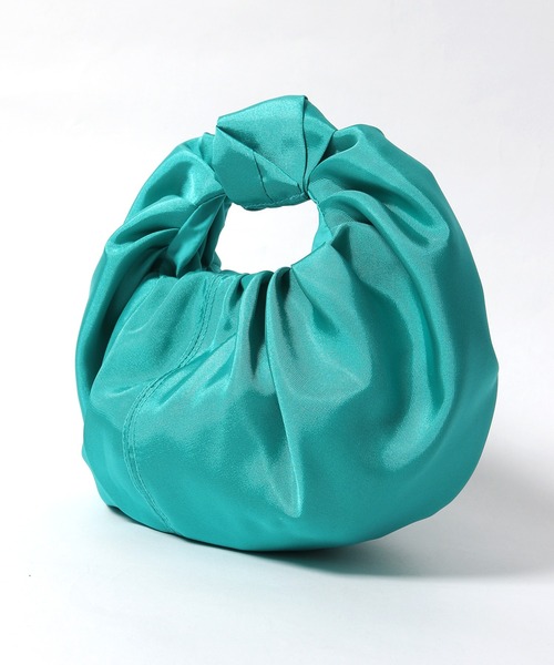 HELOYSE（エロイーズ）の「HELOYSE/エロイーズ CROISSANT SHANTUNG NEO MINI ミニバッグ ホーボーバッグ ハンドバッグ（ハンドバッグ・レディース・ブラック/ターコイズブルー・FREE）」の14枚目の写真