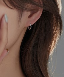 E.M.A.N.O.N（エマノン）の「【E.M.A.N.O.N】ツイストリングミニフープピアス/ペア(RO)（ピアス（両耳用））」