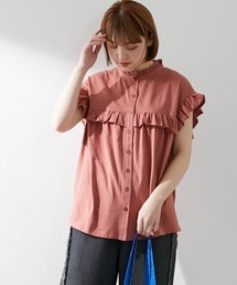 Le temps riche | 前後２ＷＡＹフリルブラウス風トップス ＜Le temps riche＞(Tシャツ/カットソー)