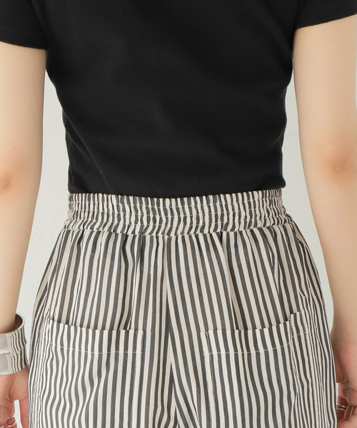TELA（テラ）の「【TELA/テラ】ストライプパンツ（その他パンツ・レディース・ブラック・42）」の11枚目の写真