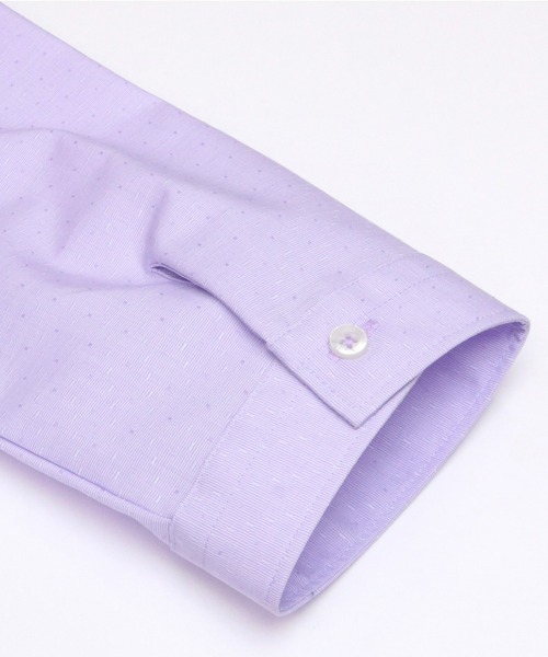 TOKYO SHIRTS（トウキョウシャツ）の「形態安定ノーアイロン レギュラー 七分袖ビジネスワイシャツ（ビジネスシャツ・レディース・パープル・S/M/L/LL/XL）」の3枚目の写真