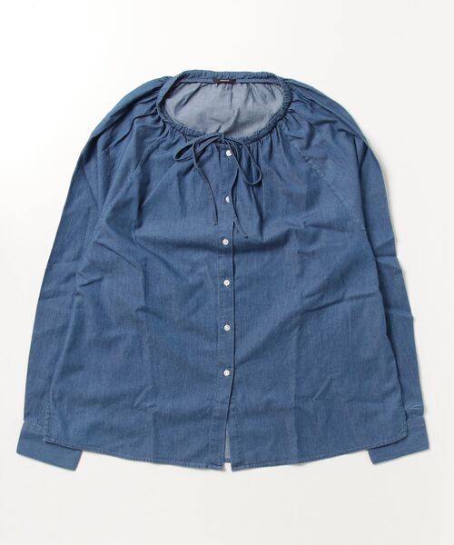 DENHAM（デンハム）の「DENHAM/デンハム/PAMELA SHIRT IC（シャツ/ブラウス・レディース・ブルー・L/M）」の5枚目の写真