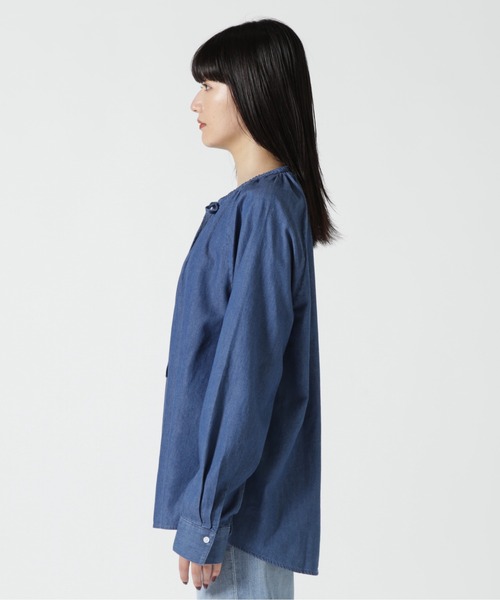 DENHAM（デンハム）の「DENHAM/デンハム/PAMELA SHIRT IC（シャツ/ブラウス・レディース・ブルー・L/M）」の7枚目の写真