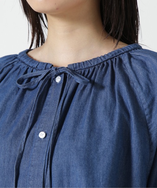 DENHAM（デンハム）の「DENHAM/デンハム/PAMELA SHIRT IC（シャツ/ブラウス・レディース・ブルー・L/M）」の12枚目の写真