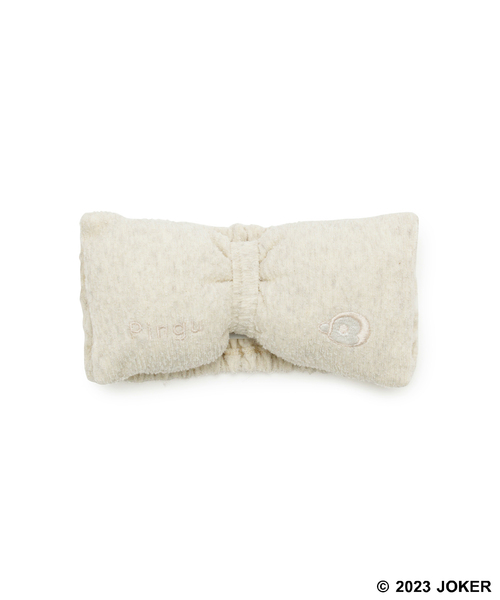 ROPE' PICNIC（ロペピクニック）の「【Pingu × ROPE' PICNIC】パイルもこもこリボンヘアターバン（ヘアバンド・レディース・キナリ/ブルー系その他4・FREE）」の9枚目の写真