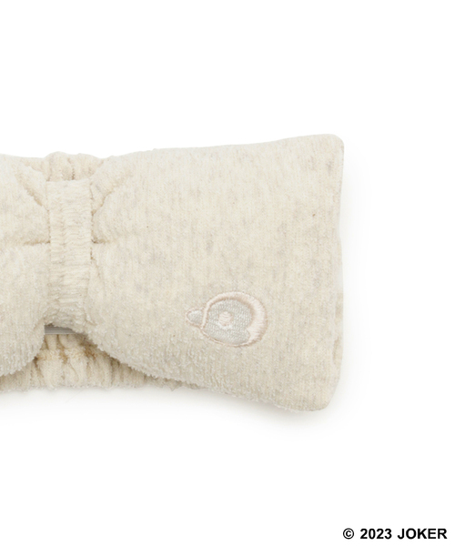 ROPE' PICNIC（ロペピクニック）の「【Pingu × ROPE' PICNIC】パイルもこもこリボンヘアターバン（ヘアバンド・レディース・キナリ/ブルー系その他4・FREE）」の4枚目の写真