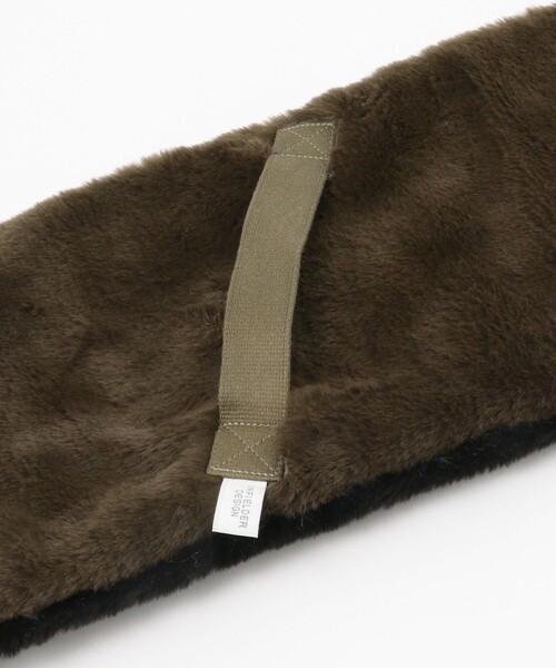 BEAMS BOY（ビームスボーイ）の「INFIELDER DESIGN × BEAMS BOY / 別注 ファー マフラー（マフラー・レディース・ブラック/その他4・ONE SIZE）」の9枚目の写真