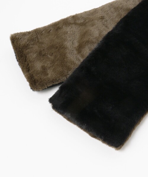 BEAMS BOY（ビームスボーイ）の「INFIELDER DESIGN × BEAMS BOY / 別注 ファー マフラー（マフラー・レディース・ブラック/その他4・ONE SIZE）」の10枚目の写真
