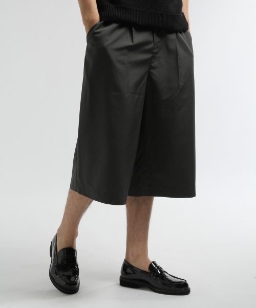 HARE（ハレ）の「ワイドクロップドパンツ(HARE)（その他パンツ・メンズ・カーキ/ブラック/グレー・LARGE/MEDIUM/SMALL）」の3枚目の写真