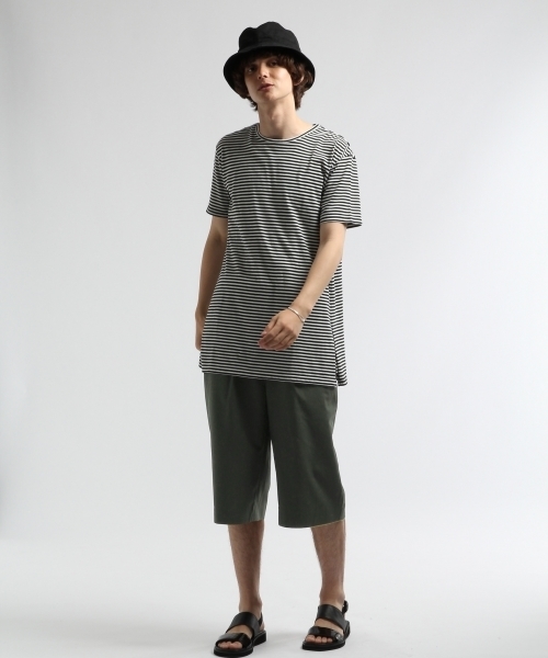 HARE（ハレ）の「ワイドクロップドパンツ(HARE)（その他パンツ・メンズ・カーキ/ブラック/グレー・LARGE/MEDIUM/SMALL）」の6枚目の写真