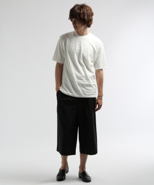 HARE（ハレ）の「ワイドクロップドパンツ(HARE)（その他パンツ・メンズ・カーキ/ブラック/グレー・LARGE/MEDIUM/SMALL）」の4枚目の写真