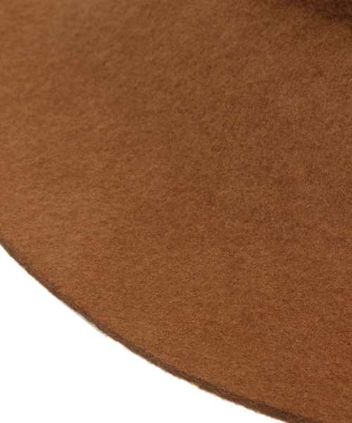 ROSE BUD（ローズバッド）の「(HATS & DREAMS)フェルトハット（ハット・レディース・ブラック/オリーブ/キャメル/グレー/ライトグリーン・ONE SIZE/FREE）」の9枚目の写真