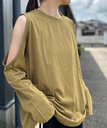 Kotoe（コトエ）の「【3WAY】 スリーブカットアウト プルオーバー ルーズロンT（Tシャツ/カットソー・メンズ）」