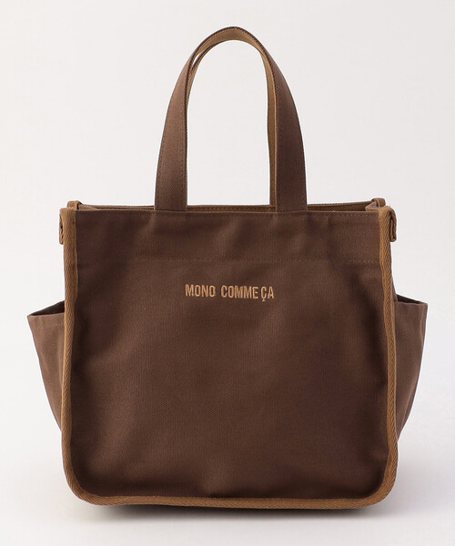 MONO COMME CA(モノコムサ)の「キャンバス ミニトート(トートバッグ・レディース・ブラウン/ブラック/カーキ/グレー・FREE)」の12枚目の写真
