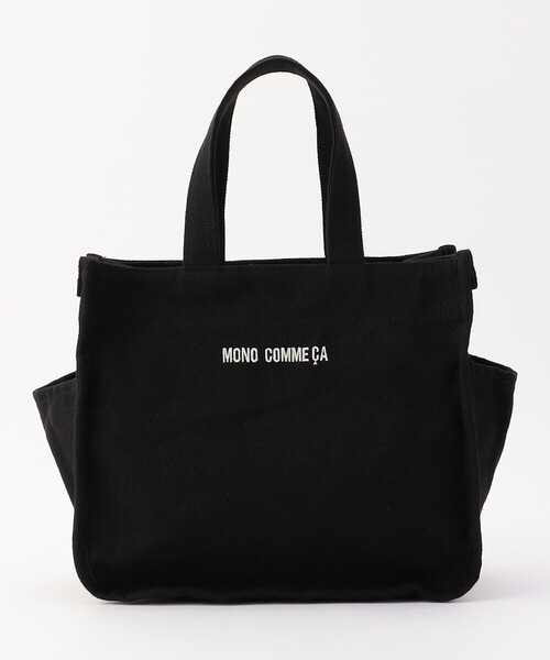 MONO COMME CA(モノコムサ)の「キャンバス ミニトート(トートバッグ・レディース・ブラウン/ブラック/カーキ/グレー・FREE)」の15枚目の写真