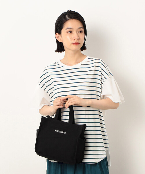 MONO COMME CA(モノコムサ)の「キャンバス ミニトート(トートバッグ・レディース・ブラウン/ブラック/カーキ/グレー・FREE)」の17枚目の写真