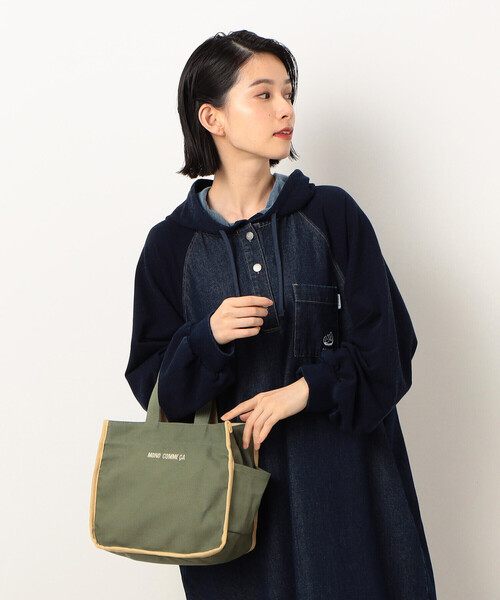 MONO COMME CA(モノコムサ)の「キャンバス ミニトート(トートバッグ・レディース・ブラウン/ブラック/カーキ/グレー・FREE)」の20枚目の写真