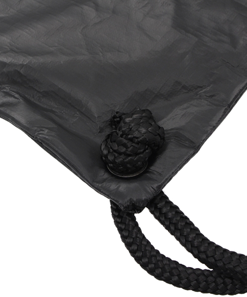 adidas Originals（アディダスオリジナルス）の「ユニセックス アディダス メタルショッパー 巾着バッグ adidas GYMSACK METAL SHOPPER S20030 S27050（ショルダーバッグ・レディース・ブラック/シルバー・ONE SIZE）」の5枚目の写真