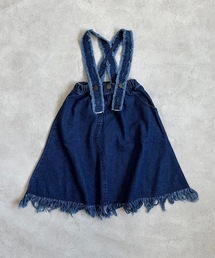 BIG FIELD | フリンジサスペンダーデニムスカート(90~150cm)(スカート)