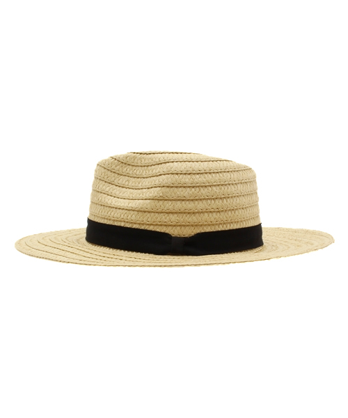 DISCOAT（ディスコート）の「【Discoat】パナマ風HAT（ハット・レディース・アイボリー/ベージュ・ﾌﾘ-）」の4枚目の写真