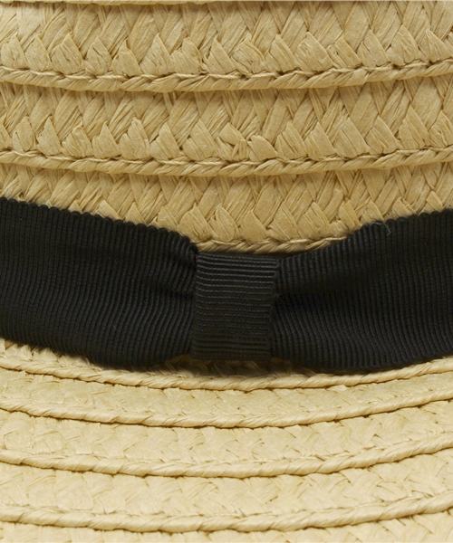 DISCOAT（ディスコート）の「【Discoat】パナマ風HAT（ハット・レディース・アイボリー/ベージュ・ﾌﾘ-）」の8枚目の写真