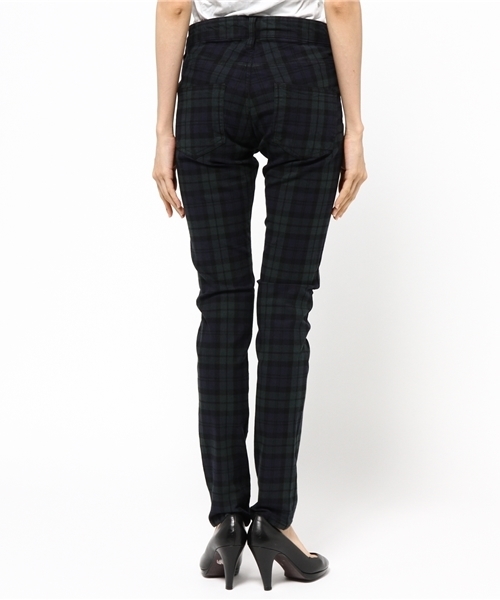 NATURAL BEAUTY BASIC(ナチュラルビューティーベーシック)の「【andGIRL 12月号掲載】【JJ 12月号掲載】チェックスキニーパンツ(その他パンツ・レディース・グリーン系その他/ホワイト系その他/ダークネイビー・LARGE/SMALL/MEDIUM/X-SMALL)」の11枚目の写真