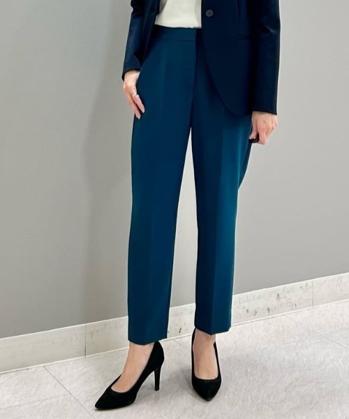 CAST:（キャストコロン）の「【NAVY】【美シルエット】カラースキニーパンツ（その他パンツ・レディース・ベージュ/ネイビー/レッド/グリーン系その他3・S/L/M）」の3枚目の写真