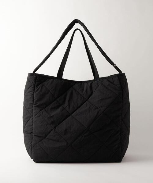 green label relaxing（グリーンレーベルリラクシング）の「【別注】＜fellowww＞GLR 2WAY キルト ショルダーバッグ（ショルダーバッグ・メンズ・オフホワイト/ダークブラウン/ブラック・FREE）」の4枚目の写真