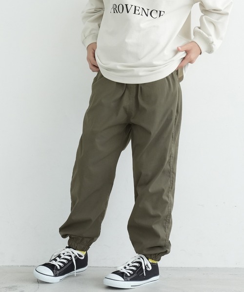 coca(coca)(コカ)の「キッズ ハリ感ツイルジョガーパンツ(その他パンツ・キッズ・ブラウン/カーキ/マスタード・110/120/130/140)」の2枚目の写真