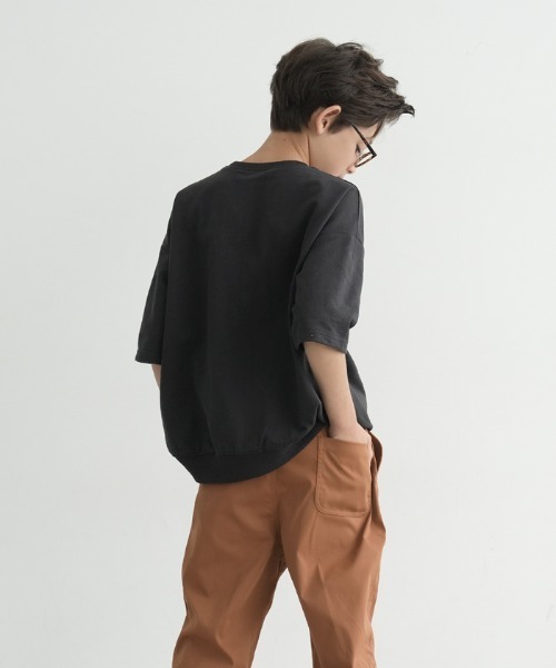 coca(coca)(コカ)の「キッズ ハリ感ツイルジョガーパンツ(その他パンツ・キッズ・ブラウン/カーキ/マスタード・110/120/130/140)」の6枚目の写真