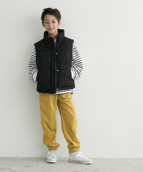 coca(coca)(コカ)の「キッズ ハリ感ツイルジョガーパンツ(その他パンツ・キッズ・ブラウン/カーキ/マスタード・110/120/130/140)」の7枚目の写真
